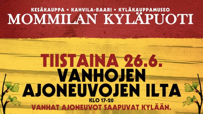 Mommilan Kyläpuoti 26.6.2018